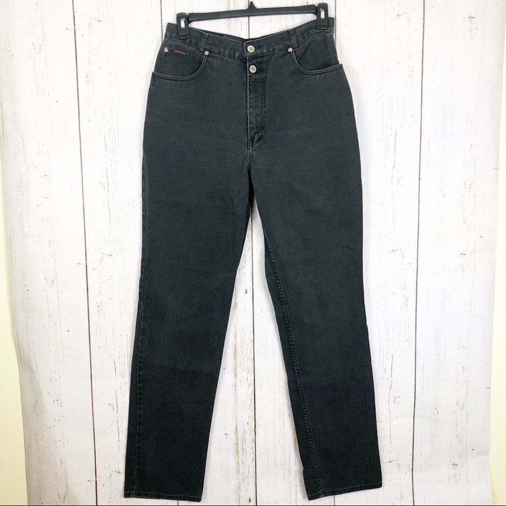Vintage Lawman High Rise Black Relaxed Fit Jeans